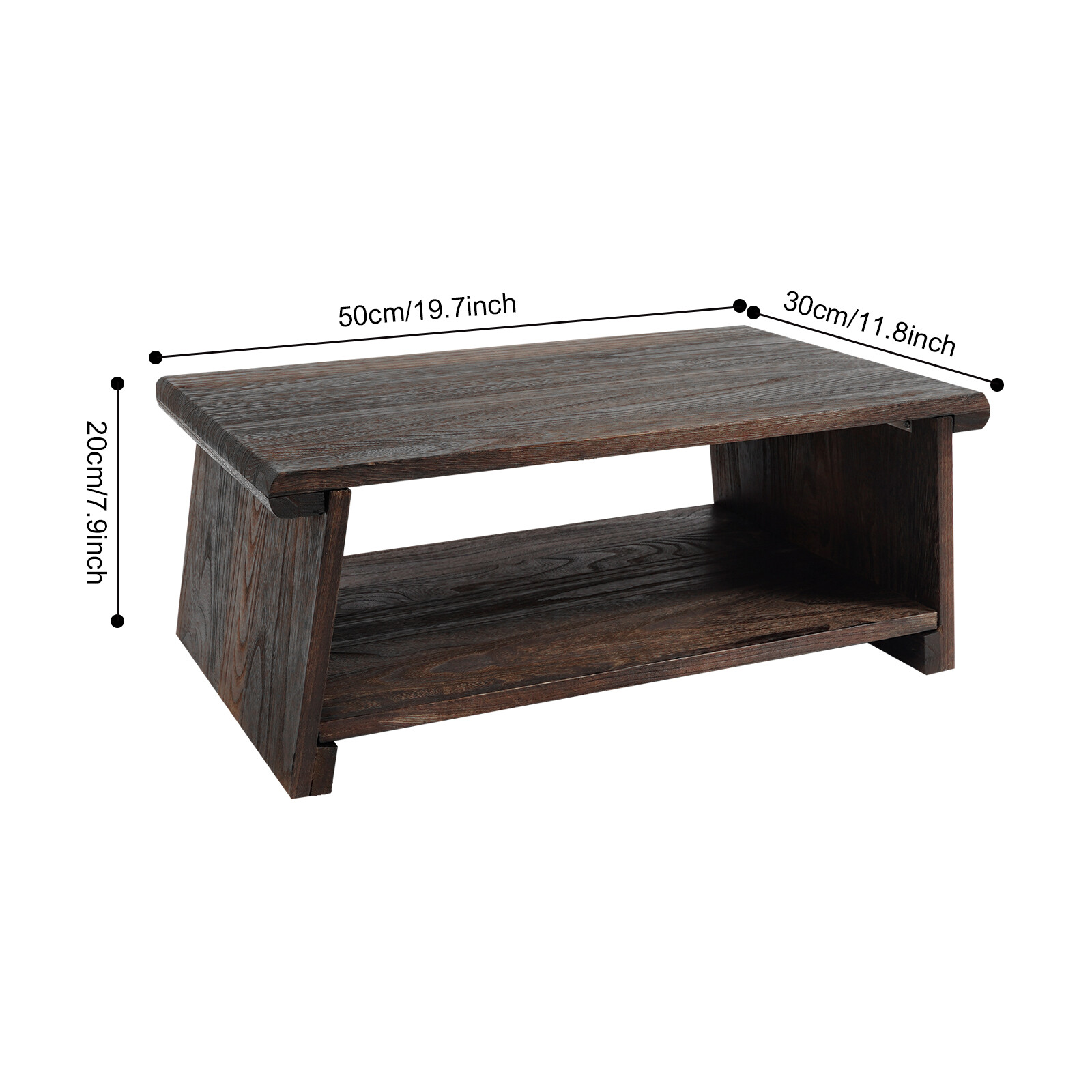 Japanese Floor Table Small Coffee & Tea Table Altar for Meditation Low Table