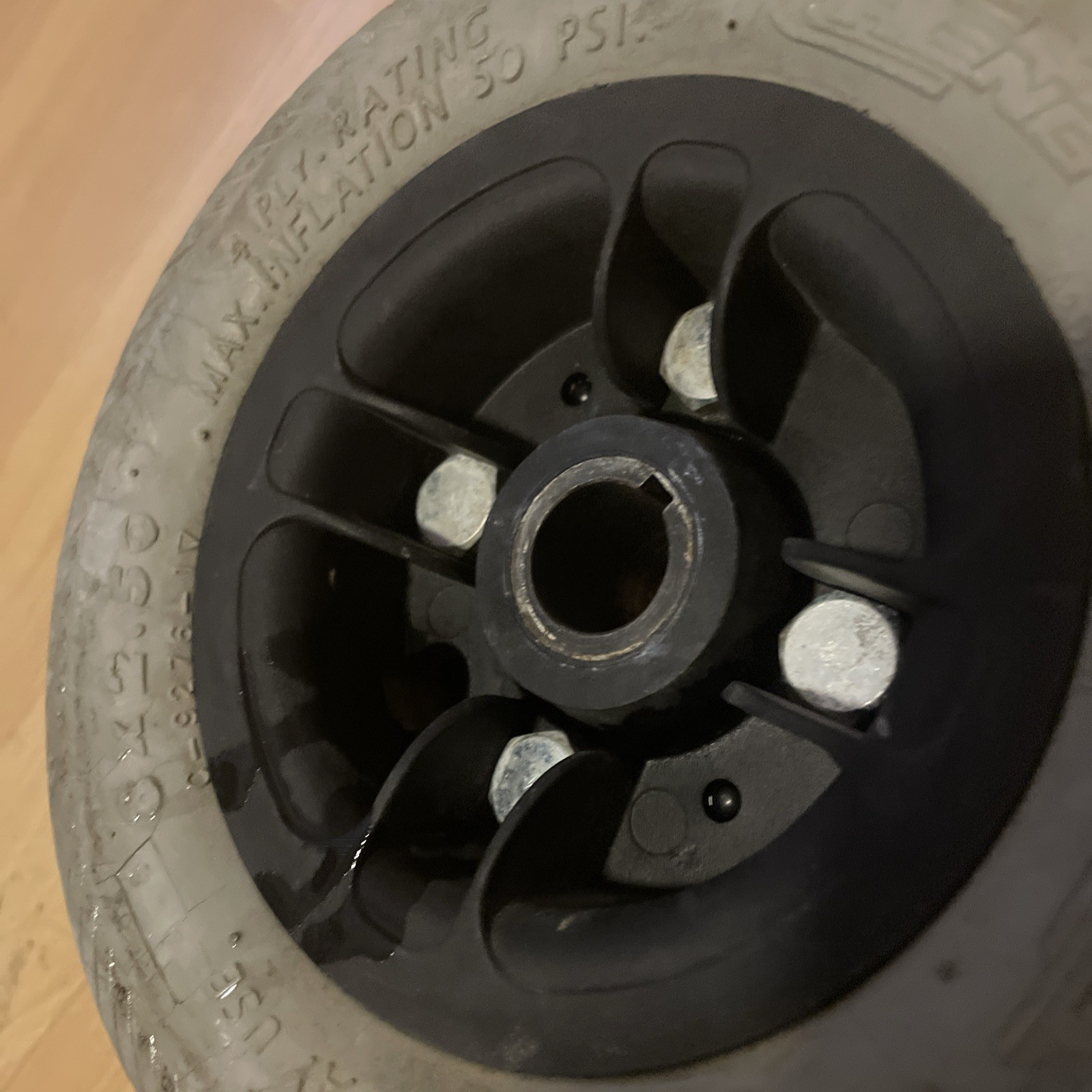 Rear Solid Wheel 2.5x8 For A Golden Tech Buzzaround Mobility Scooter GE176A