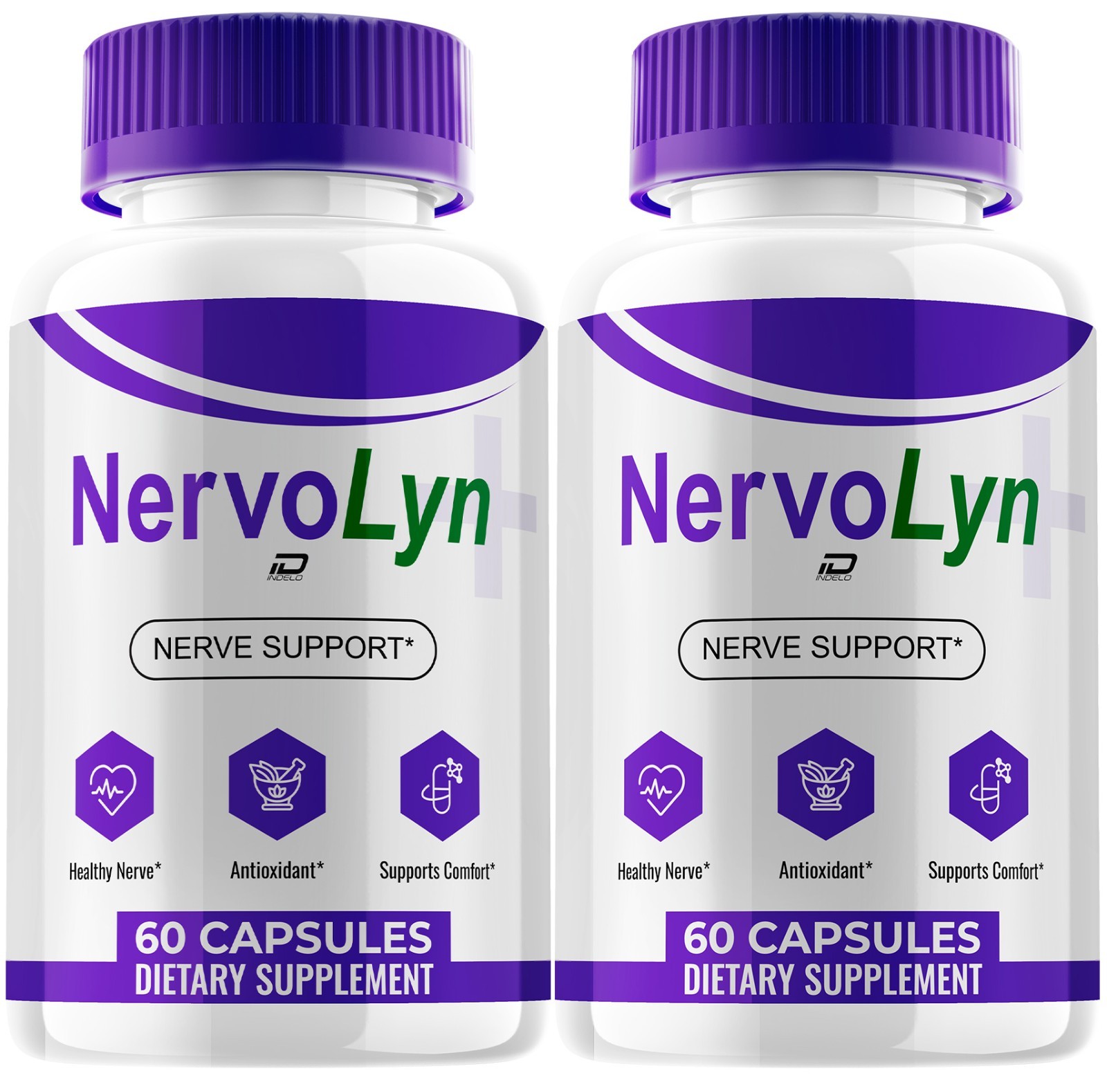 (2 Pack) Nervo Lyn Capsules – Nervolyn Natural Ingredients Glycogen Support