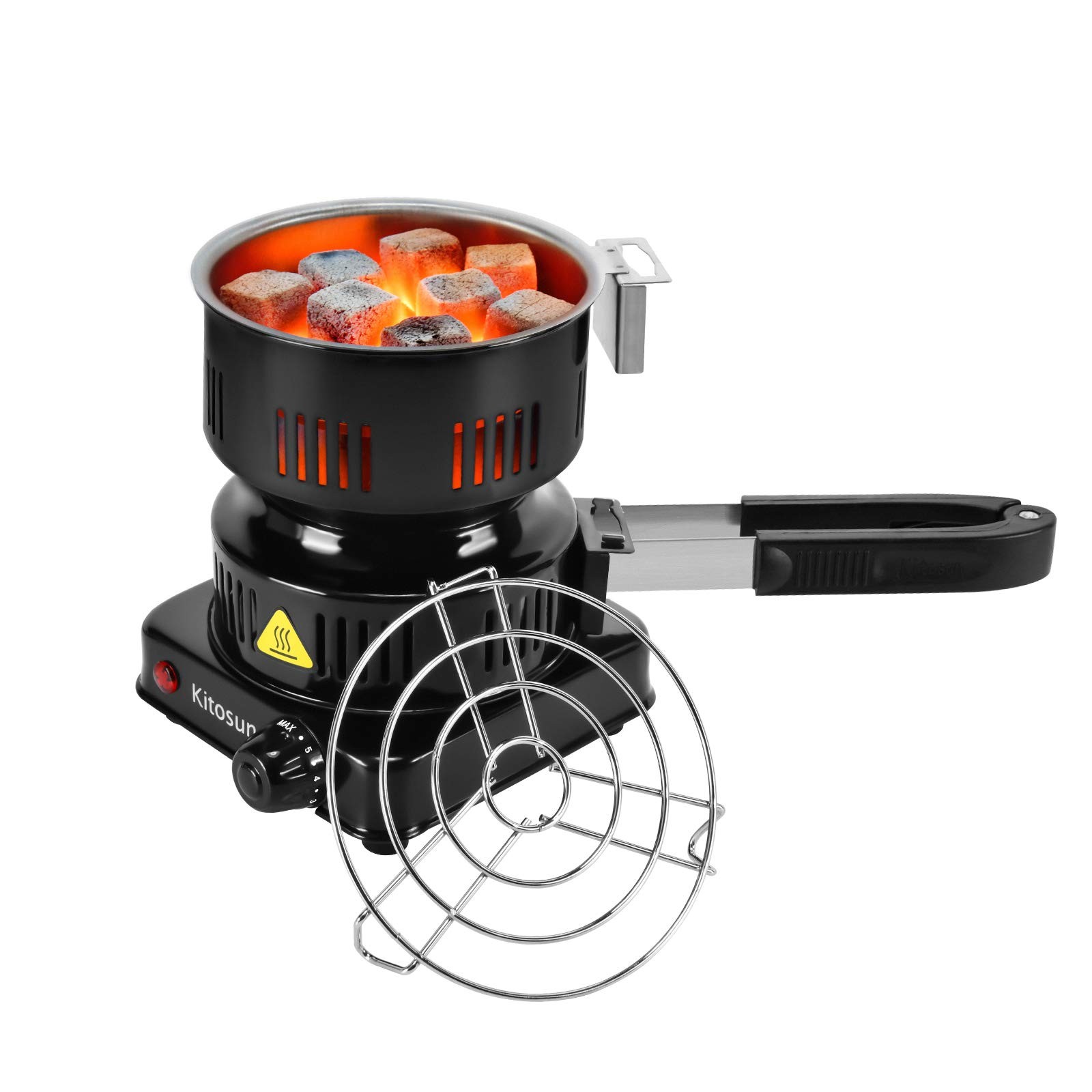 Electric Stove Coconut Charcoal Starter - ETL Approved Hot Plate Durable Fast...