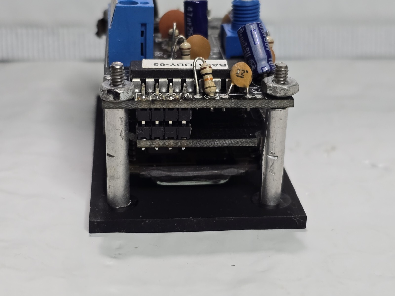 Digital Volt Meter Blue LED Car Audio