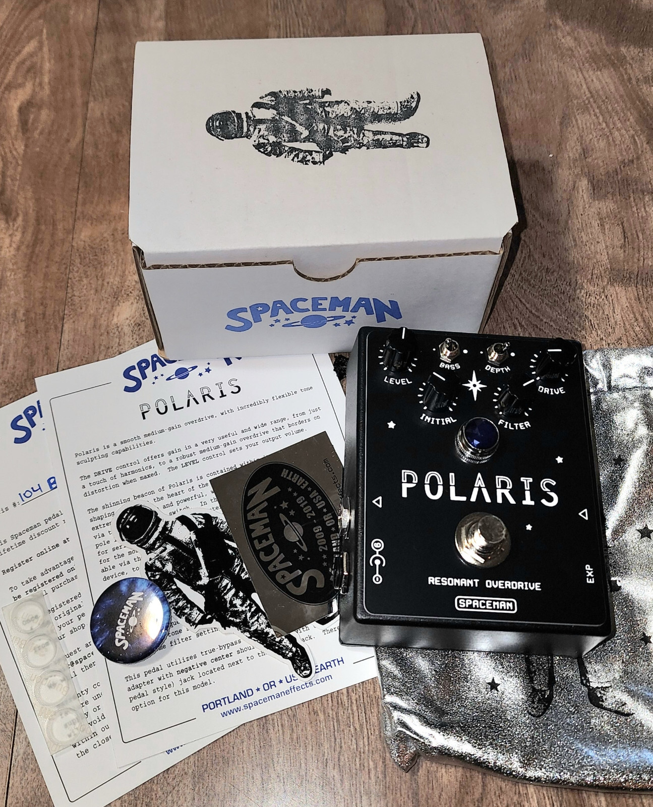 Spaceman Polaris Resonant Overdrive Guitar Effects Pedal