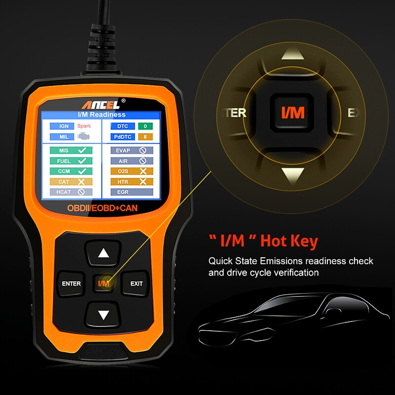 Check Engine Fault Code Reader Automotive OBD2 Scanner Car Diagnostic Scan Tool