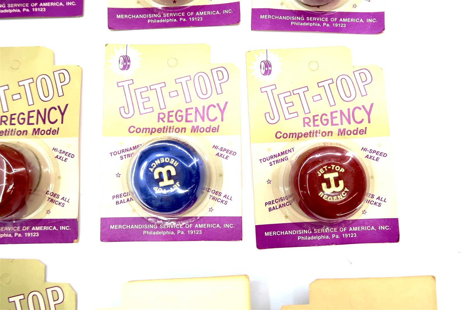 12 Vintage JET-TOP REGENCY 1970's Competition Model in Original Dealer Display