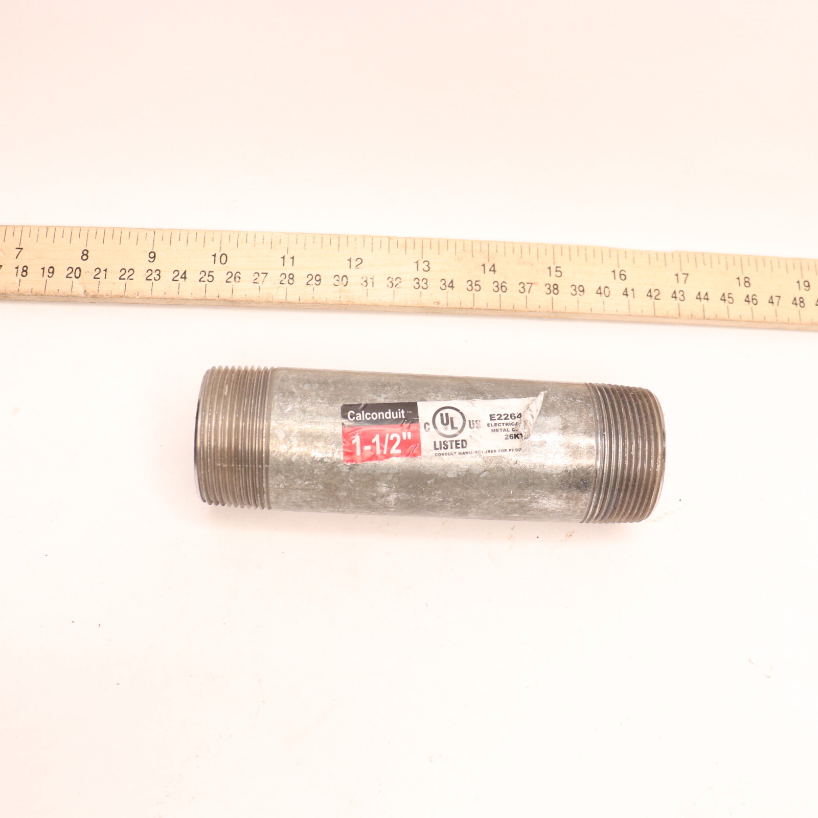 Eaton NPL Conduit Nipple Steel Galvanized 1-1/2" X 6" NPL50000