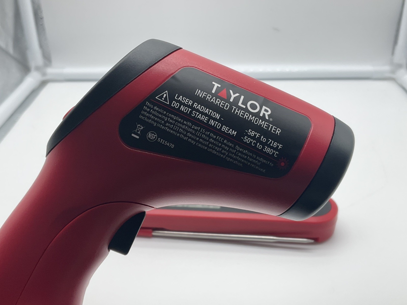 Taylor Digital Thermometer Bundle Infrared Laser + Instant Read Kitchen Cooking