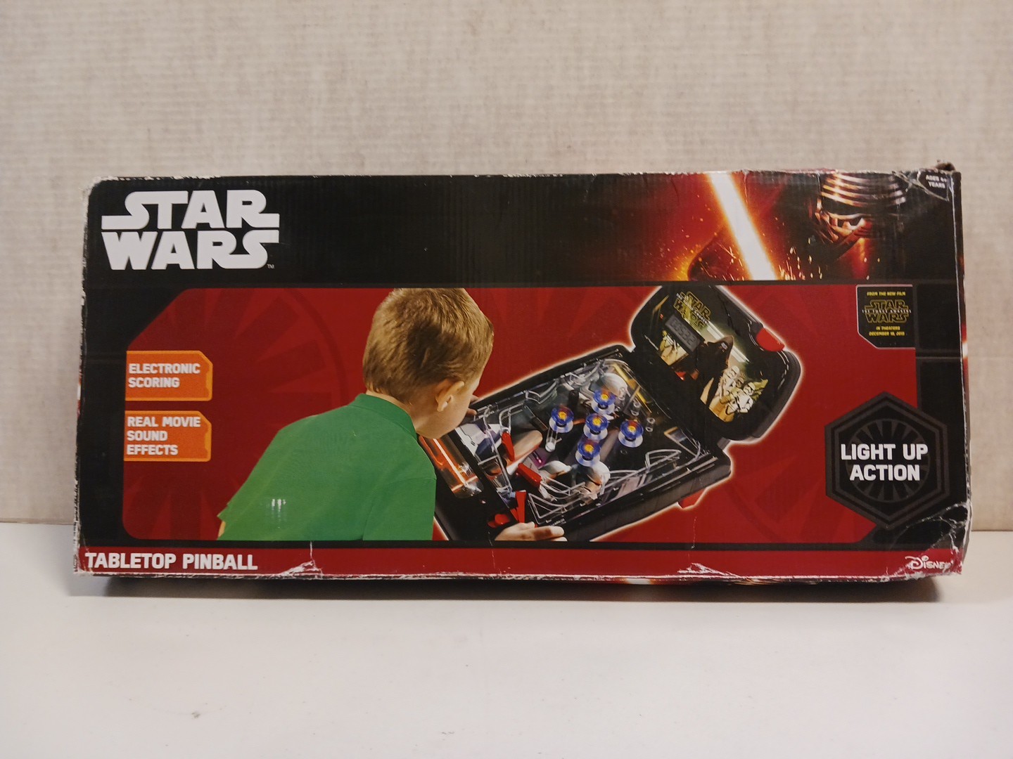 Disney Tabletop Pinball Machine Star Wars The Force Awakens NIB
