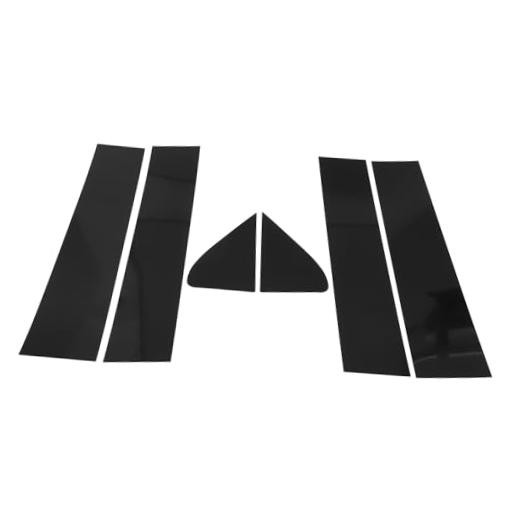 Door Pillar Window Trim for Chevy Silverado 2019-2024 Black Front Rear Left