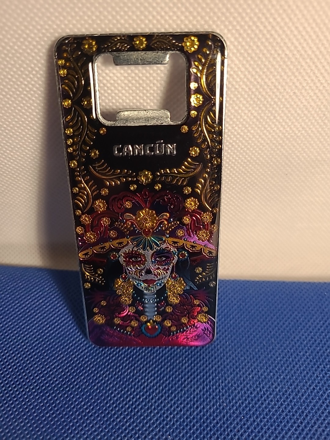 CANCUN COLORFUL  METAL PLASTIC BOTTLE OPENER