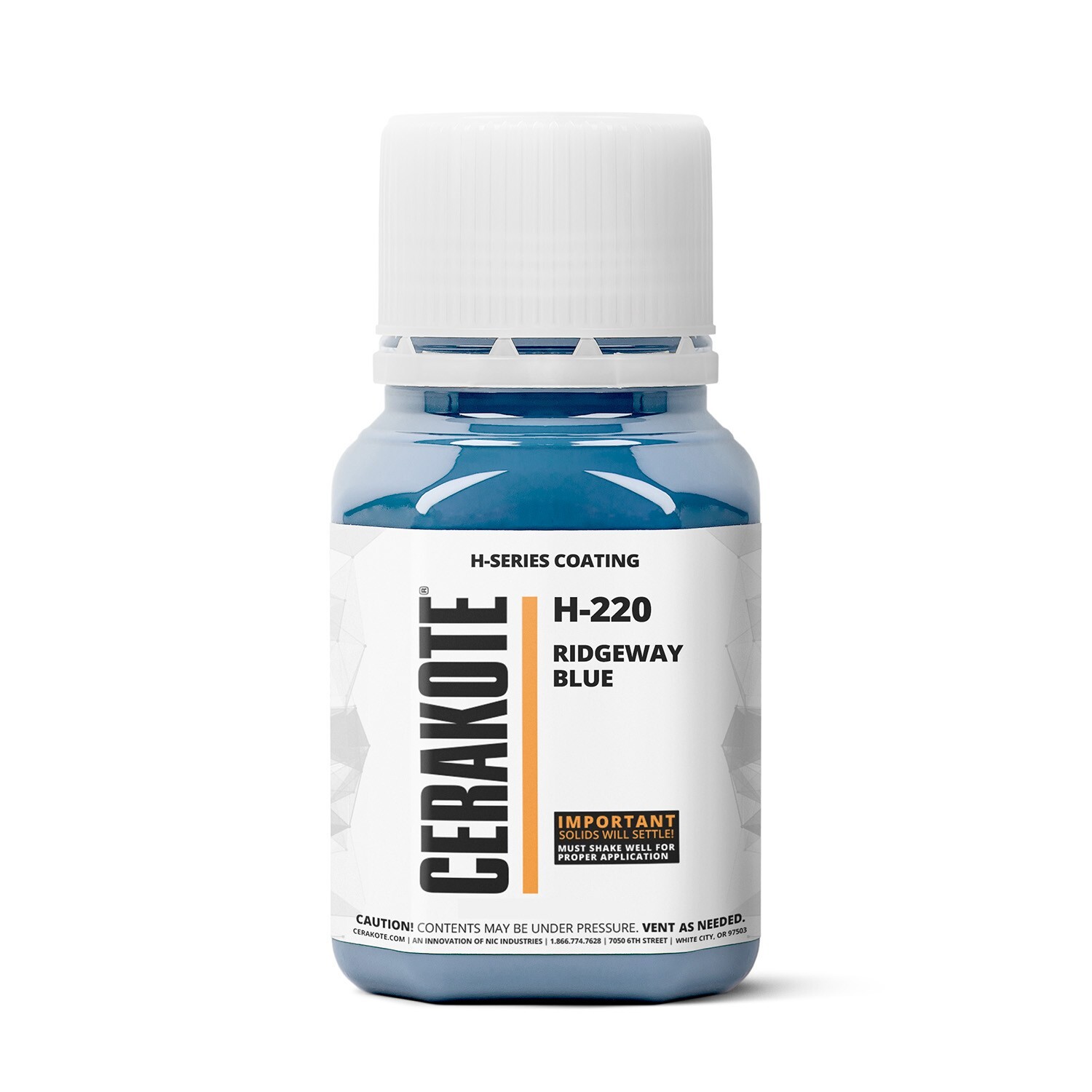 CERAKOTE® H-SERIES Oven Cure Coating with Part B H-220 Ridgeway Blue(4oz)