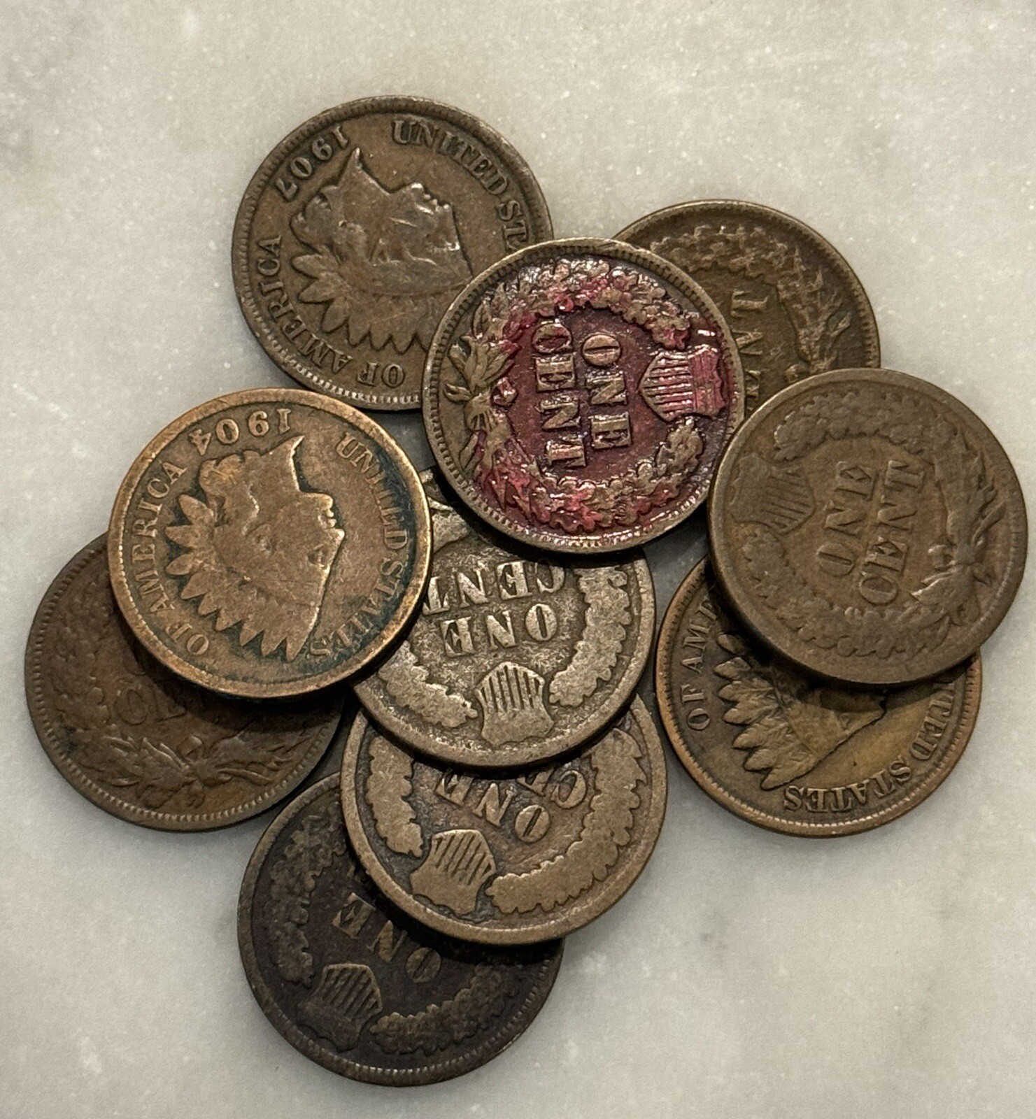 [Lot of 10 Coins] Indian Head Cent - Choose # of Lots!