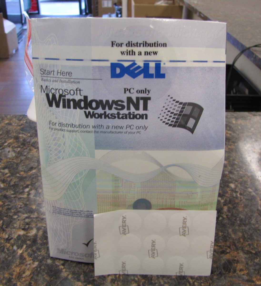 Microsoft Windows NT Workstation 4.0 - CD & Floppy - New Sealed - JD526