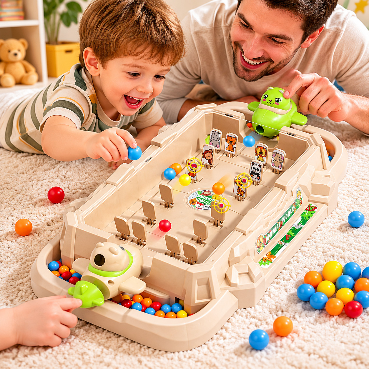 Kids Pinball Game, 2 Player Tabletop Mini Pinball Machine