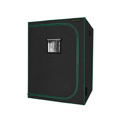 57"x57"x80'' Grow Tent, High Reflective 600D Diamond Mylar Canvas with