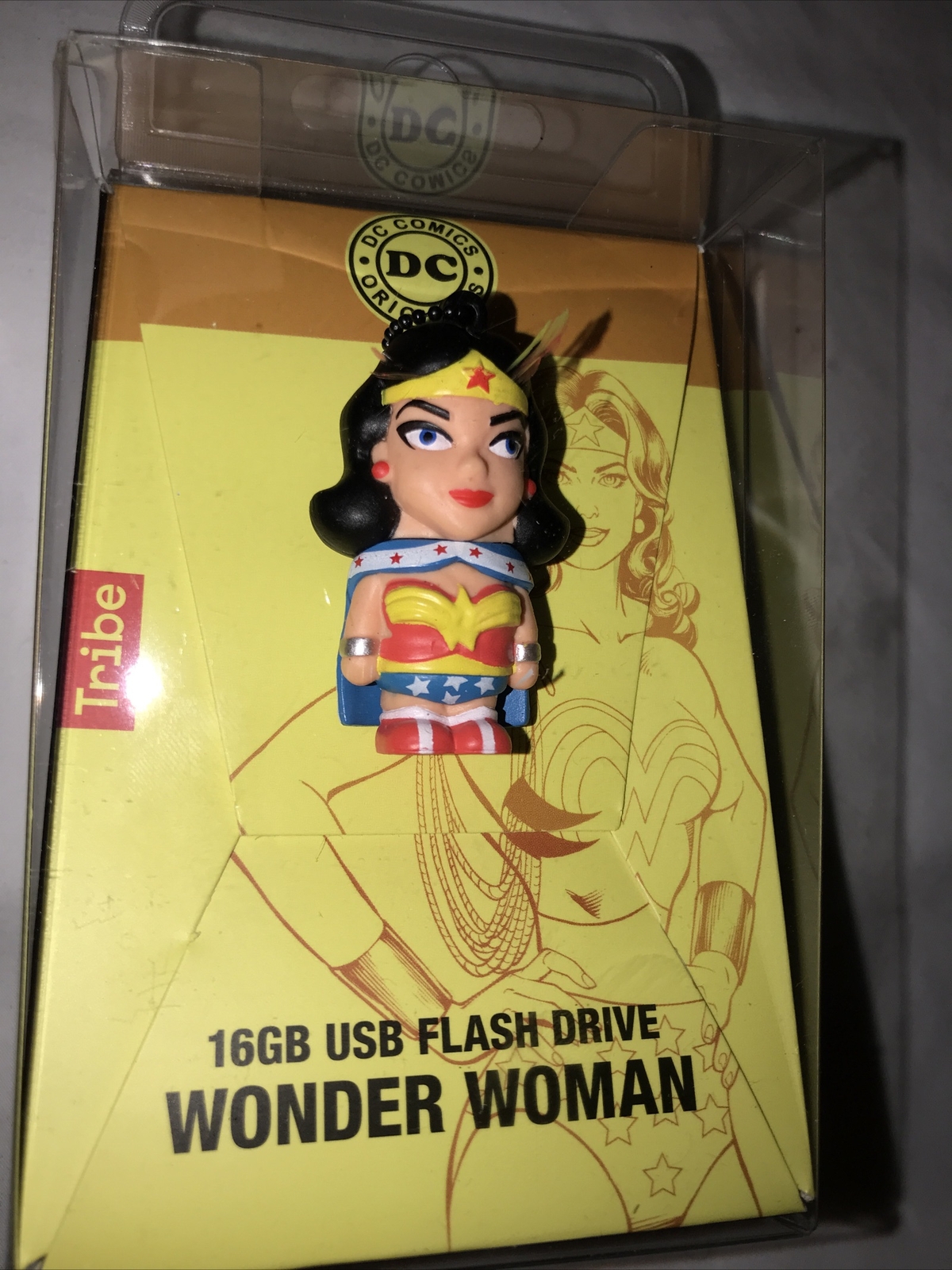Wonder Woman 16GB USB 2.0 Flash Drive On the Go Storage Super Hero BNIB Justice