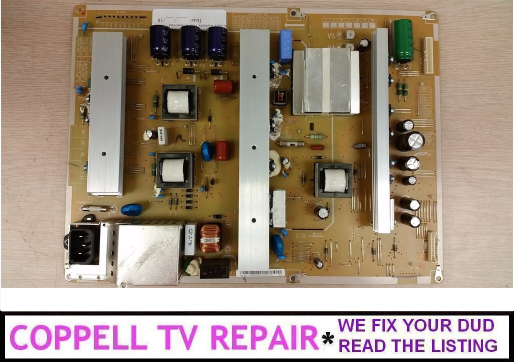 REPAIR SERVICE SAMSUNG PN60E8000GFXZA PN64E533D2FXZA PN64E550D1FXZA POWER SUPPLY