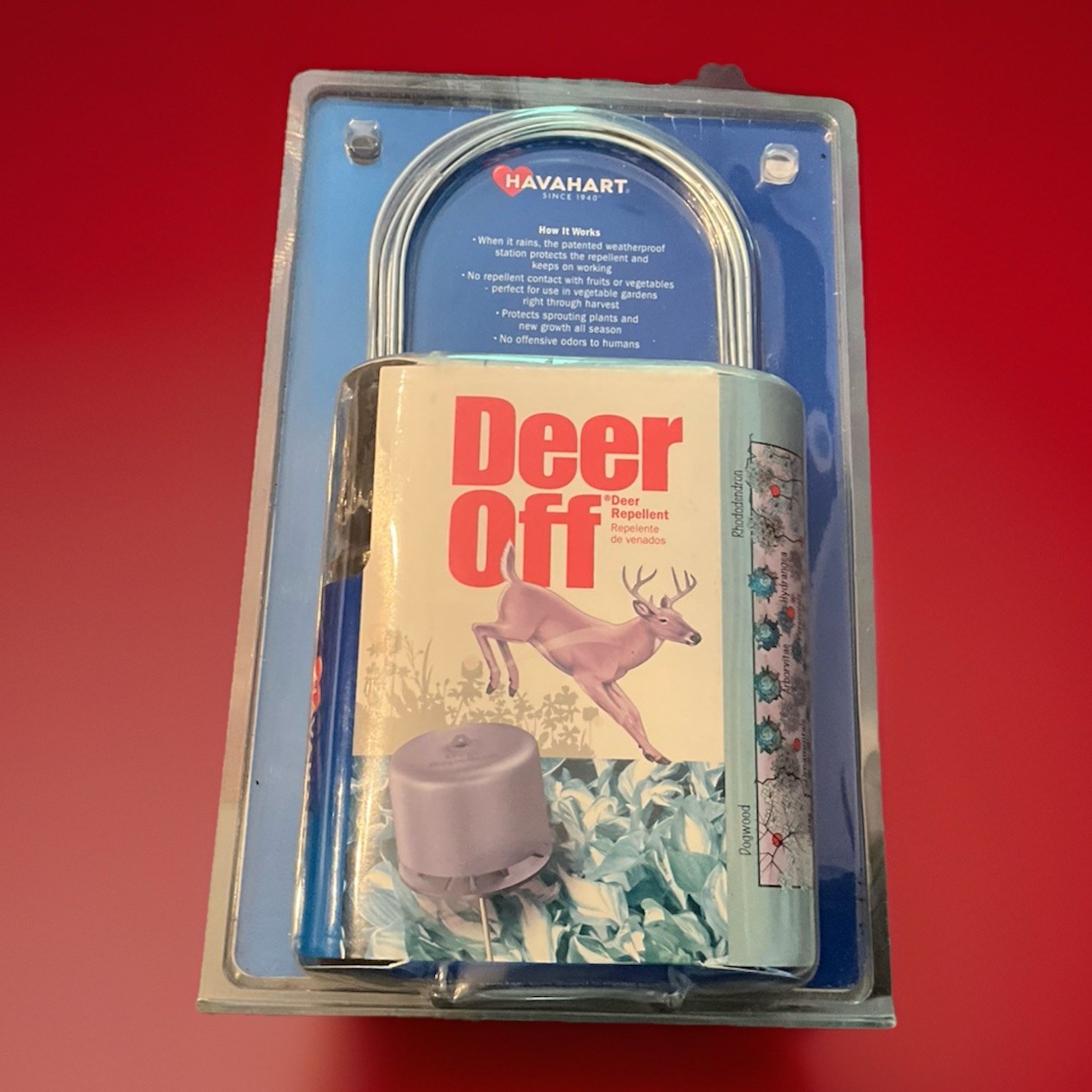 Havahart Deer Off Pack of 6 Stations and Stakes Sealed New