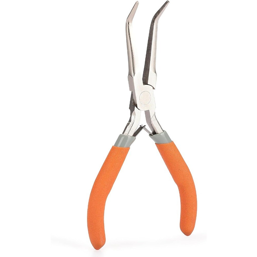 Fish Bone Pliers/Tweezers 6 Inches Bent nose pliers Curved Stainless Steel With