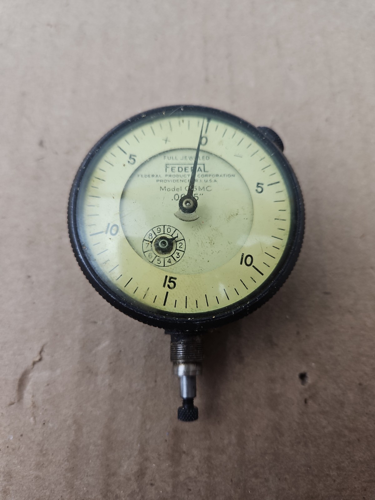 Federal - model C5MC - Dial Drop Indicator - .0005" Grads