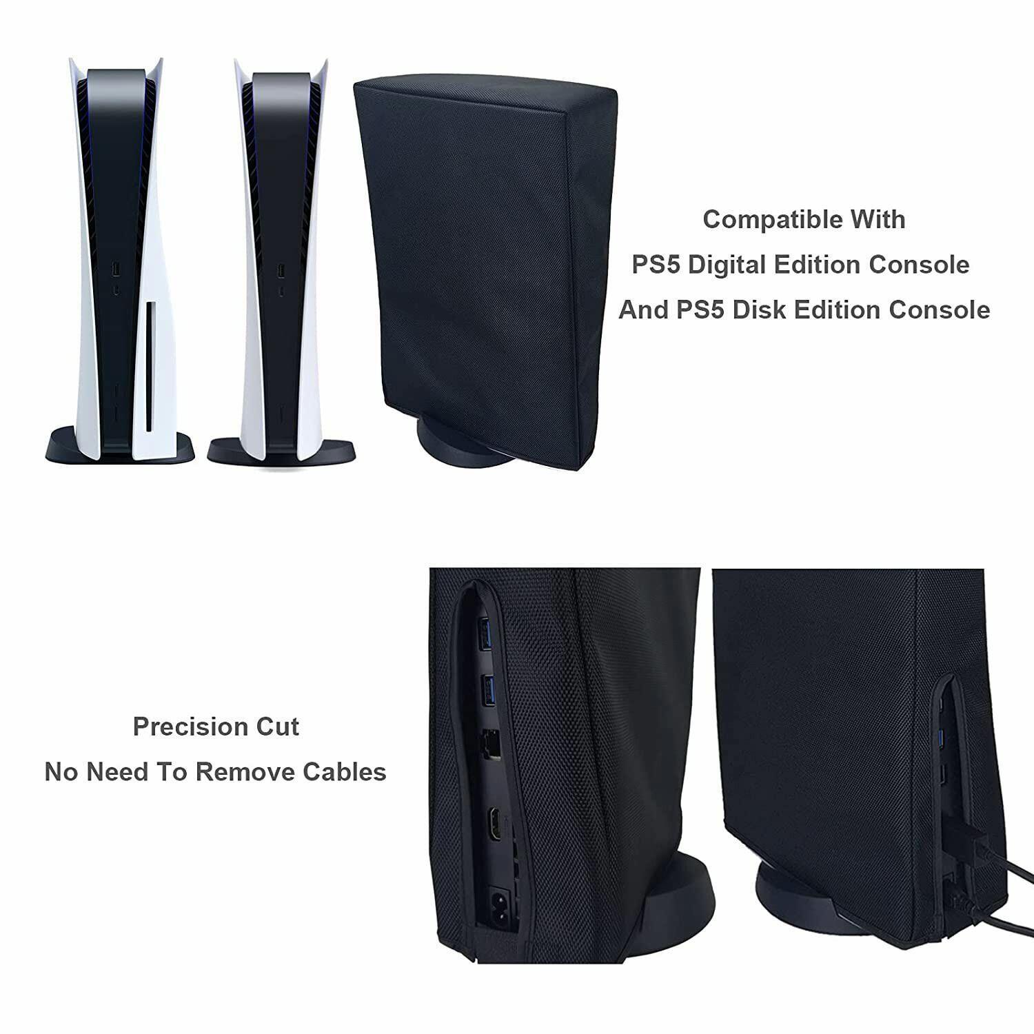 Dust Cover Waterproof Protective Case Shell for Sony PS5 Console Accessories USA