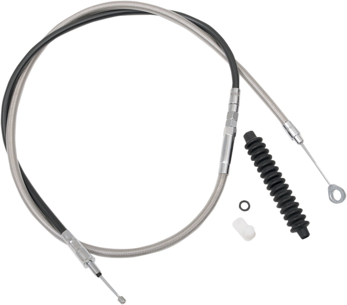 DRAG SPECIALTIES 5321006HE High-Efficiency Braided Stainless Steel Clutch Cable