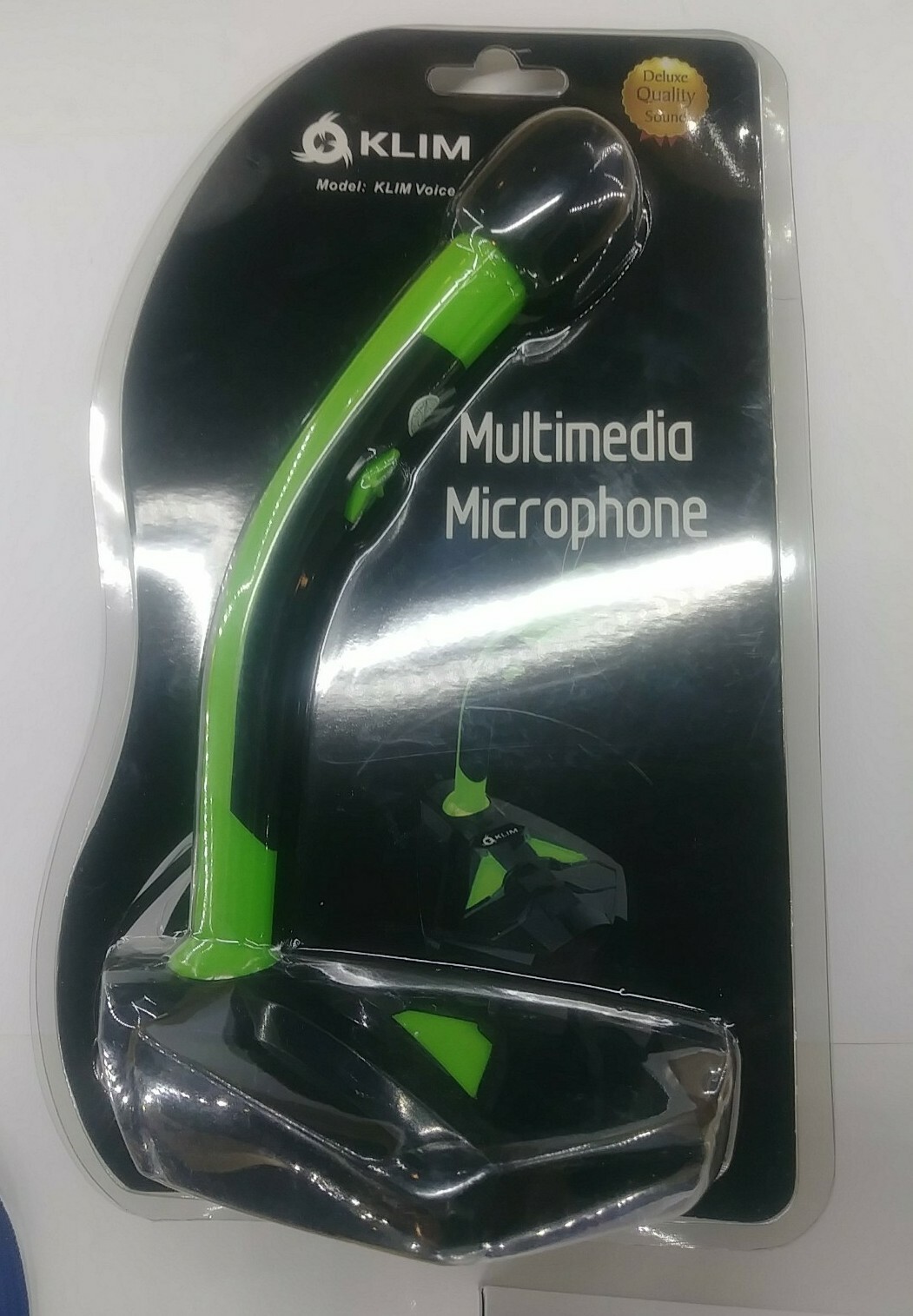 KLIM Voice Multimedia Microphone USB GREEN (New Sealed)