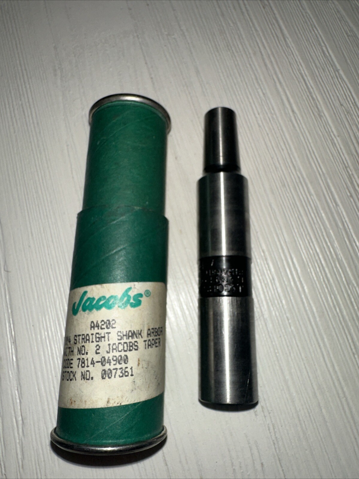 Jacobs A4202 3/4 Straight Shank Arbor