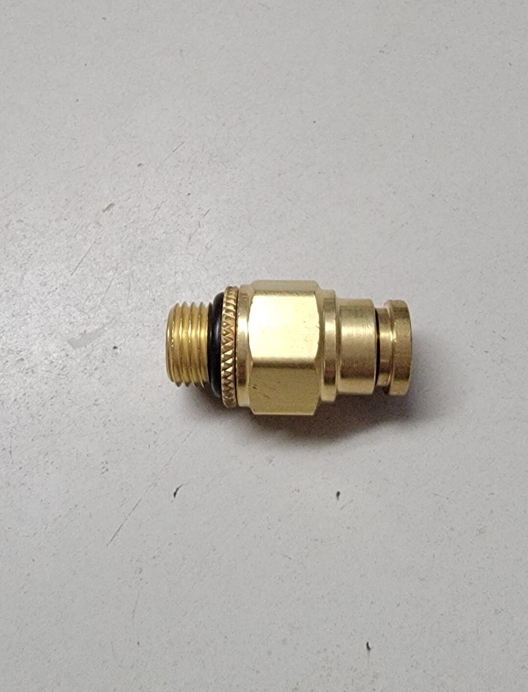 Brass PLC Male Connector Fitting Volvo Part# 20566048, 1889038, 177.13B684M10
