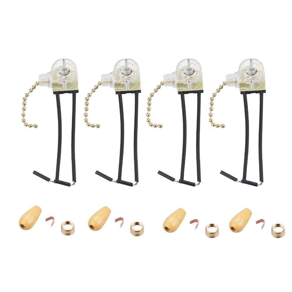 4Pcs/Lot Universal Ceiling Fan Light Wall light Replacement Pull Chain Switch