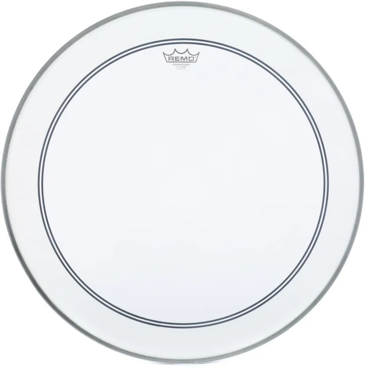 Remo Powerstroke 3 Bass Drumhead with 2.5" Impact Pad - 24" - Coated