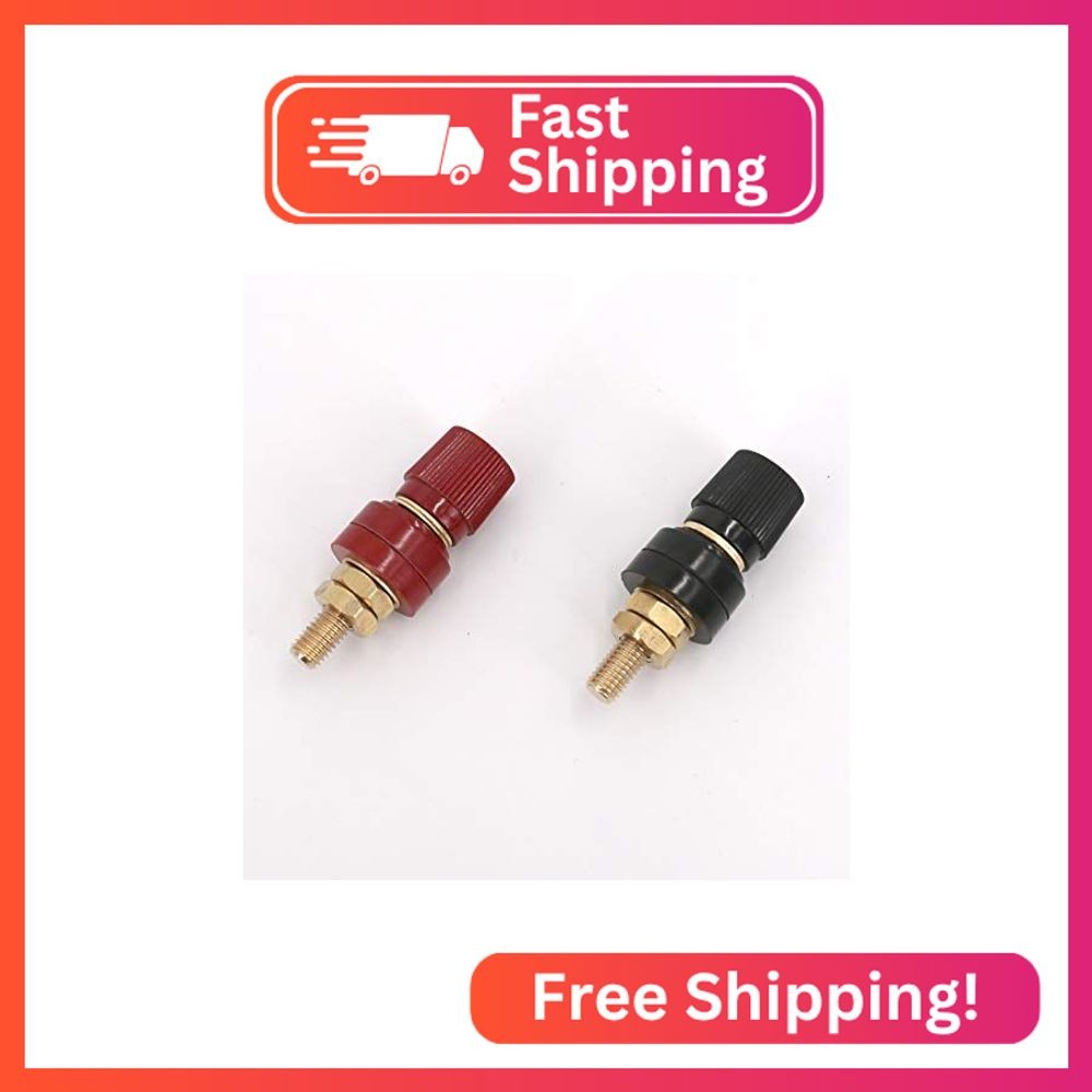 UTSAUTO Battery Terminal 3/8” M10 10mm Stud Remote Battery Binding Post Power Ju