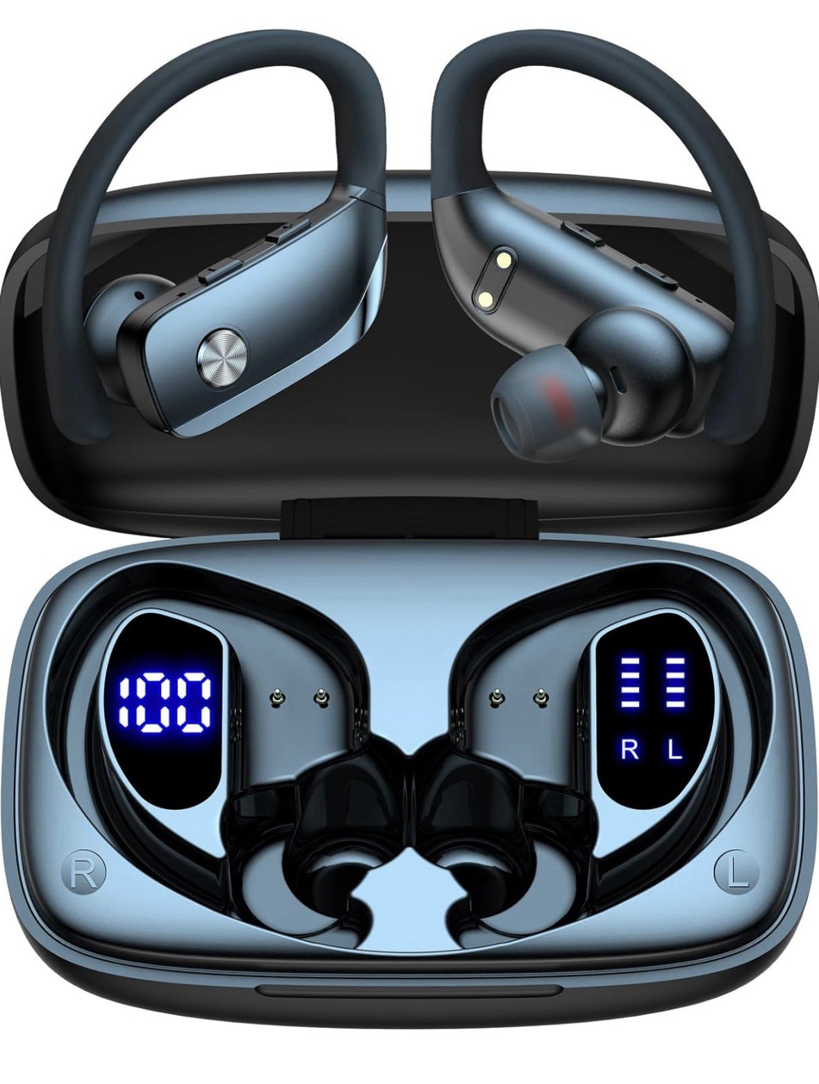 bmani Wireless Earbuds Bluetooth Headphones 48hrs Play Back Sport Earphones