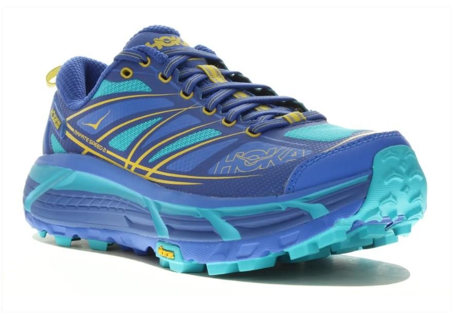 New Women's Hoka One One Mafate Speed 2 Trail Hiking Shoes Size 6-11 Blue