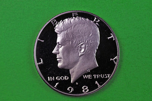 1981-S  Kennedy Half Dollar Deep Cameo US GEM Proof  Coin