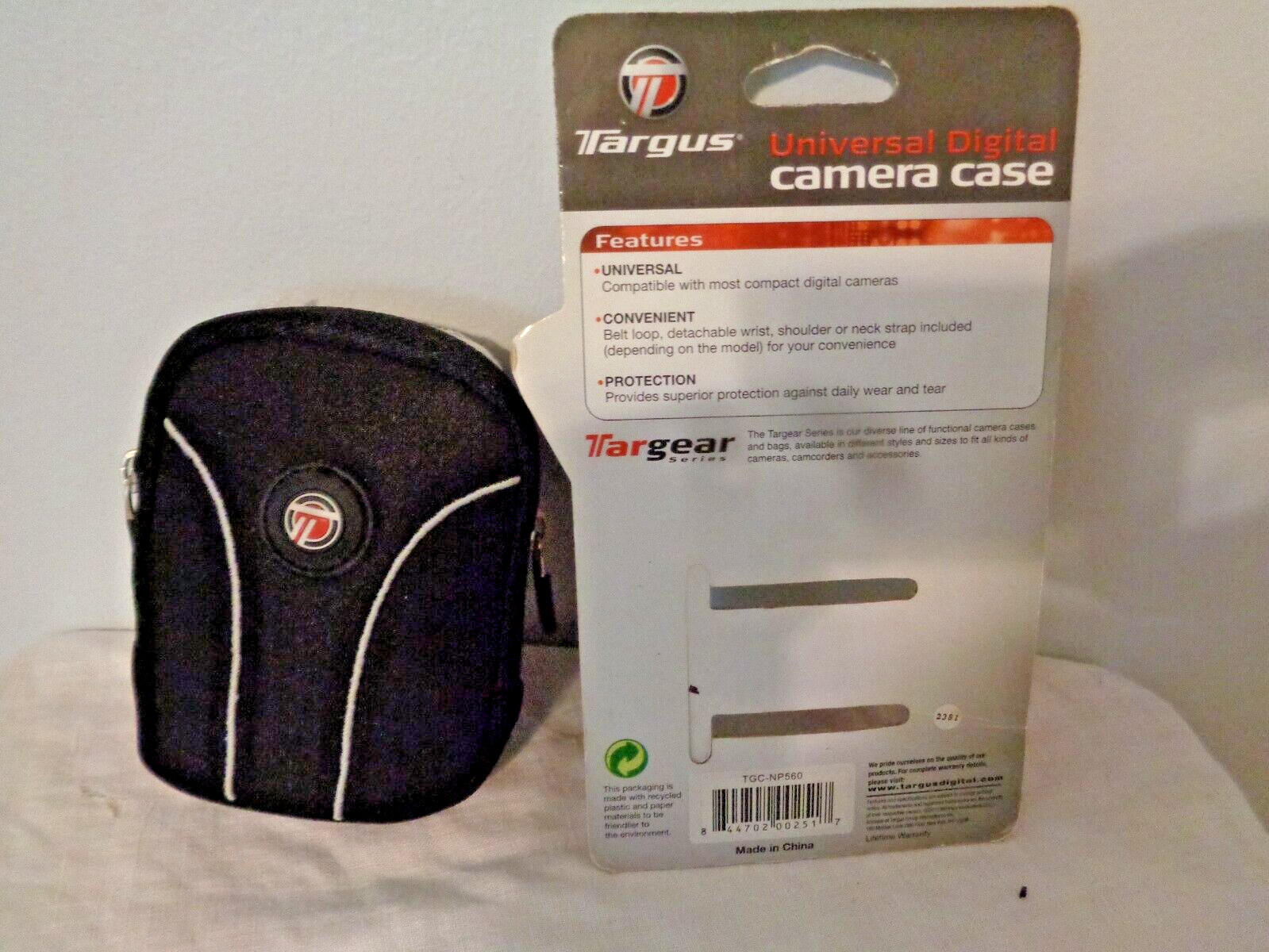 Targus Universal Compact Digital Camera Case Built in Belt Quick Release Access