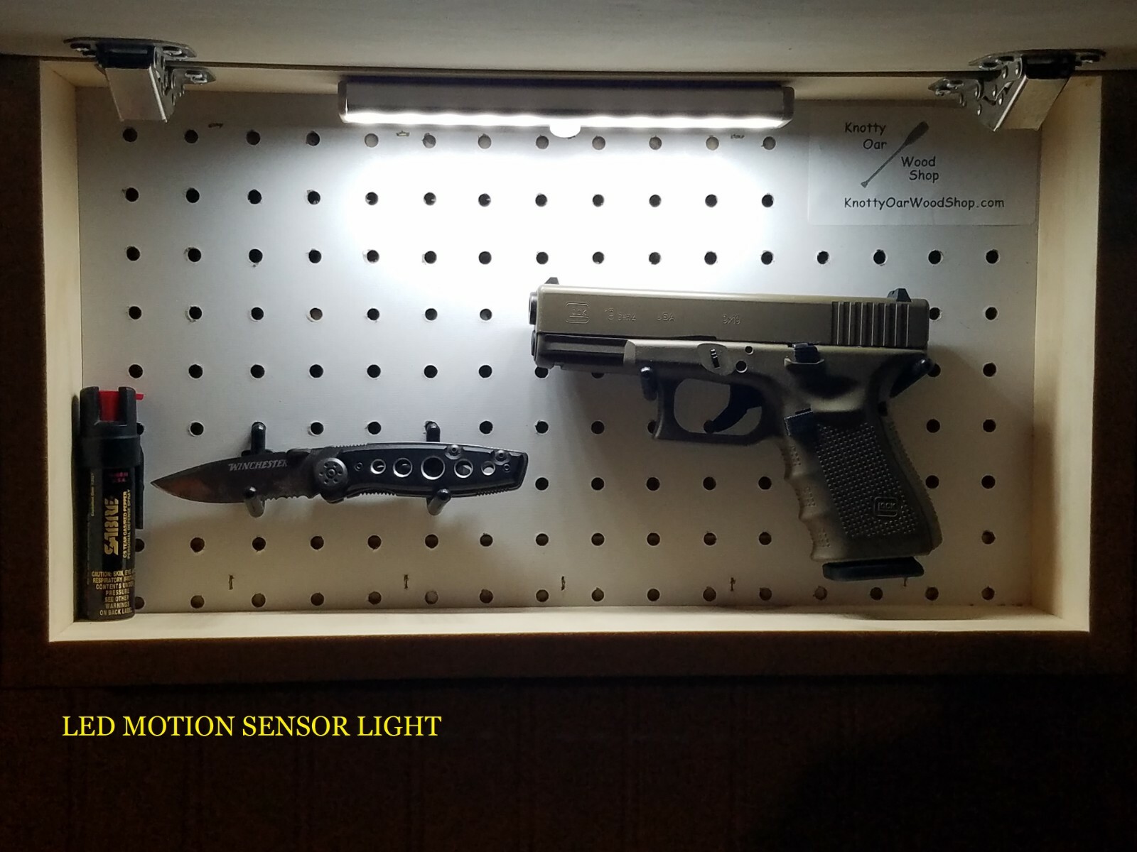 Hidden Gun Storage Concealment – Firearm Stash Box - Gift for Husband Boyfriend