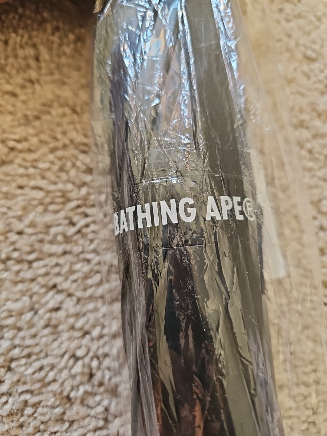 NWT - Rare - AAPE By A bathing APE Black Umbrella