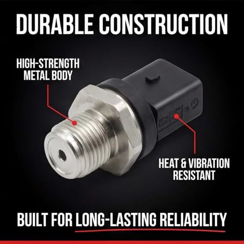 Fuel Injection Pressure Sensor FPS30 Compatible with Mercedes-Benz E320 GL320