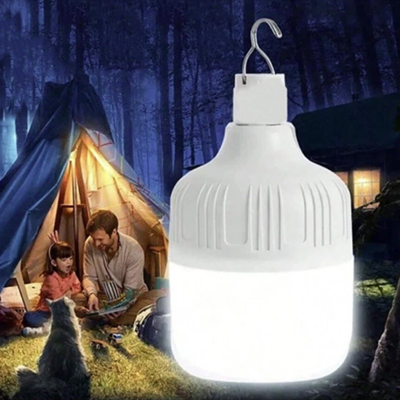 LED Camping Light USB Rechargeable Hanging Tent Lamp Night Lighting Portable