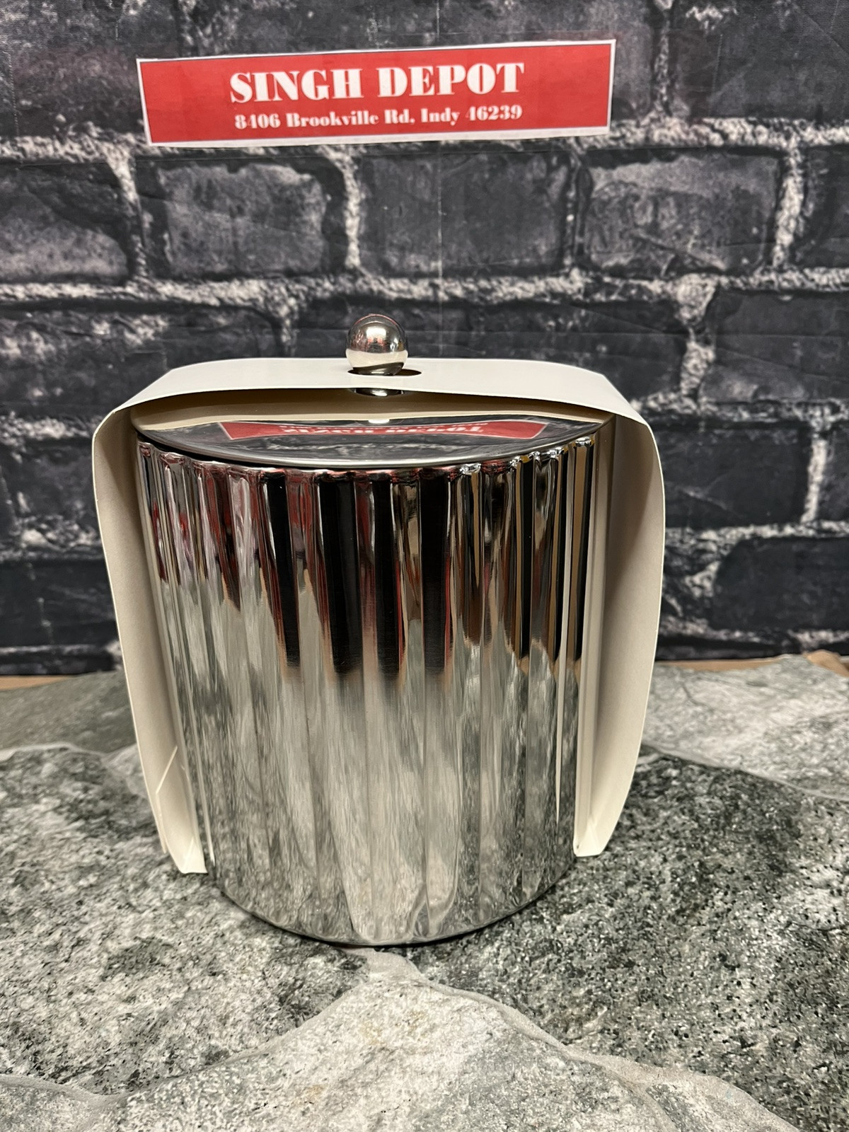 Threshold Silvertone 2.9L Stainless Steel Double Wall Ice Bucket ( 2 Pack)