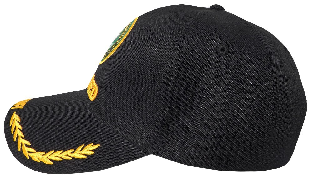 U.S. Army Retired Hat / Army Seal Black Baseball Cap (LICENSED)