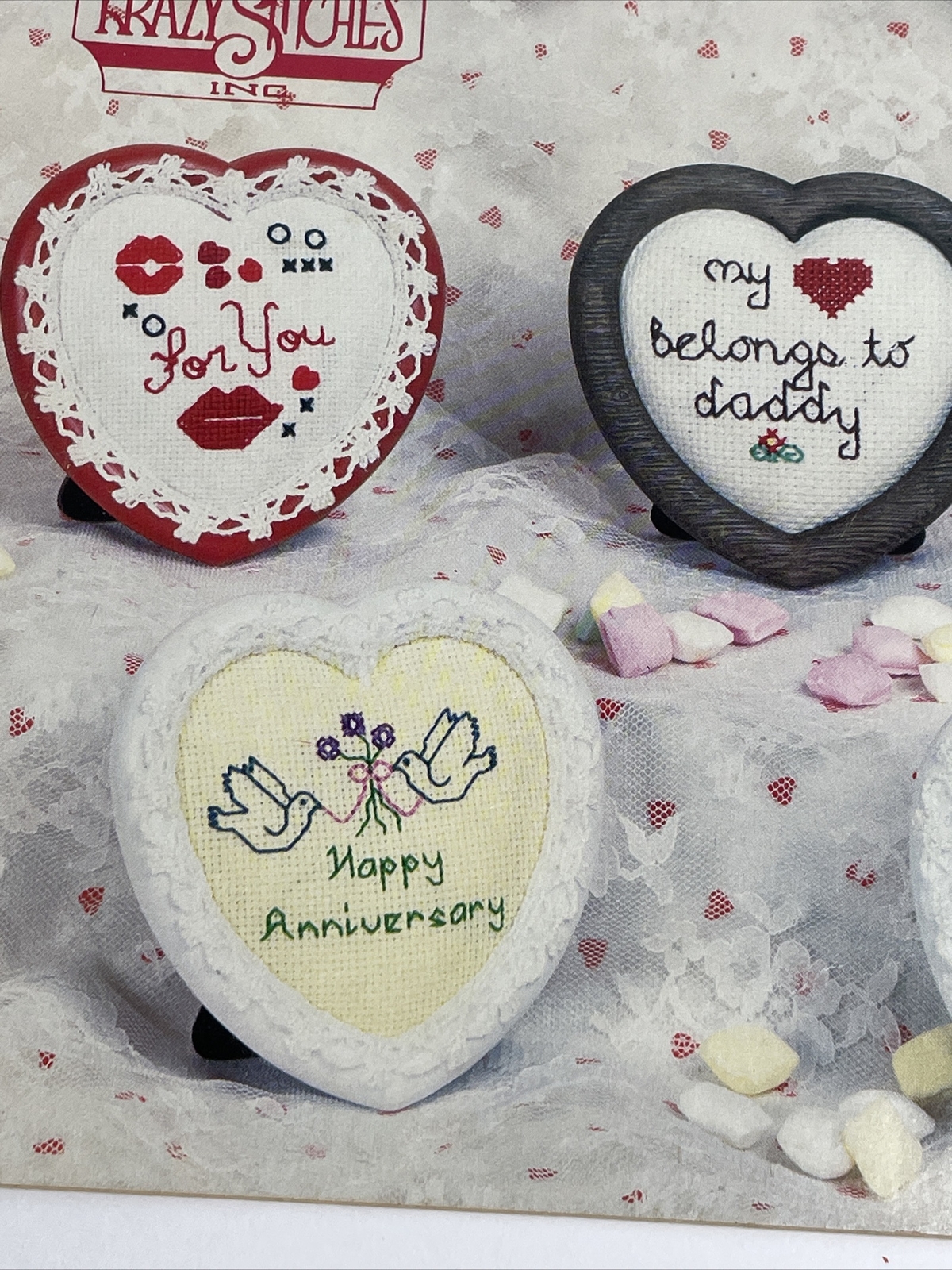 Krazy Stitches Loving Hearts Cross Stitch Pattern