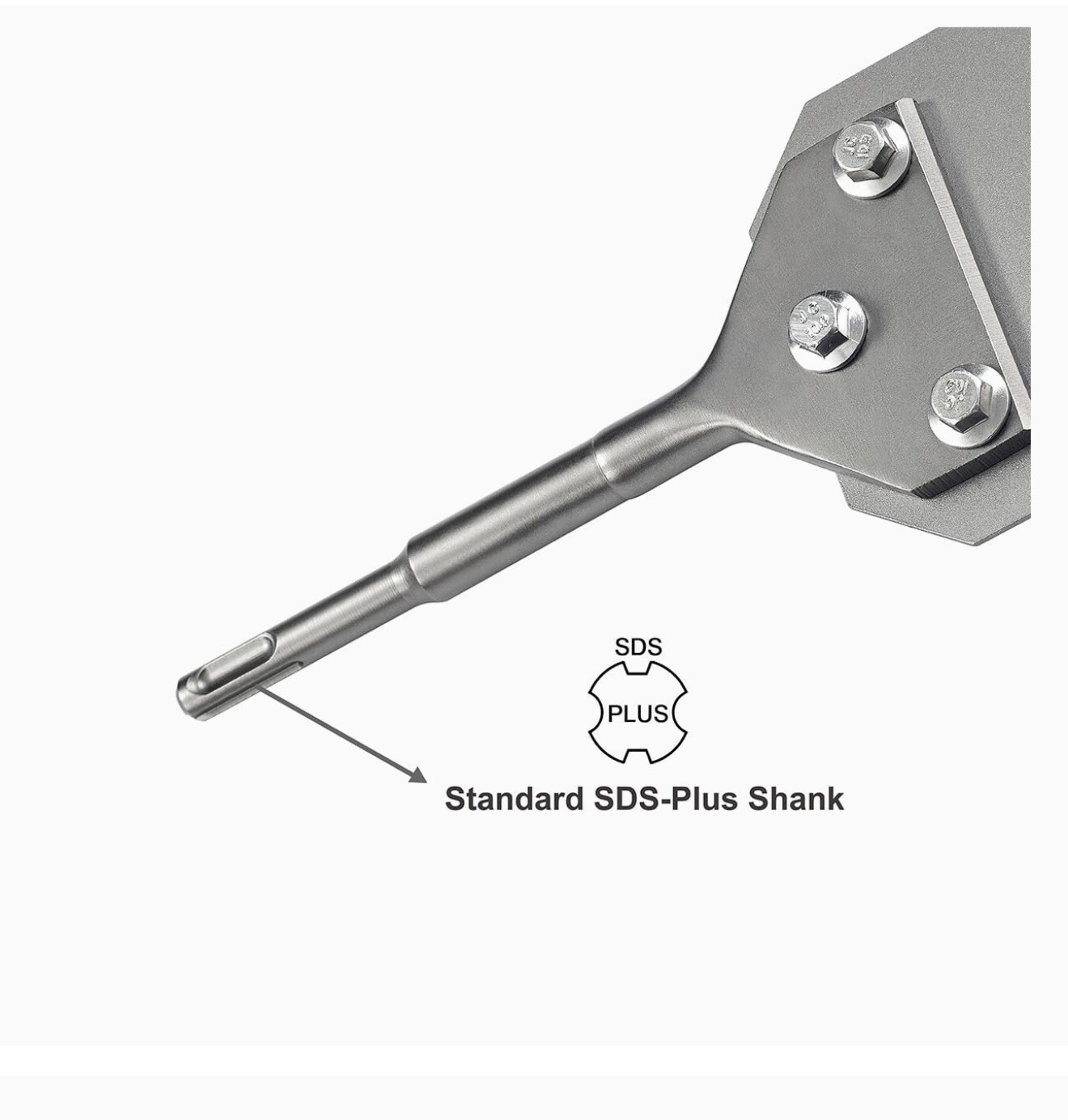 SDS Plus 4” Wall Floor Scraper Tile & Thinset Scaling Chisel Adhesive Removal