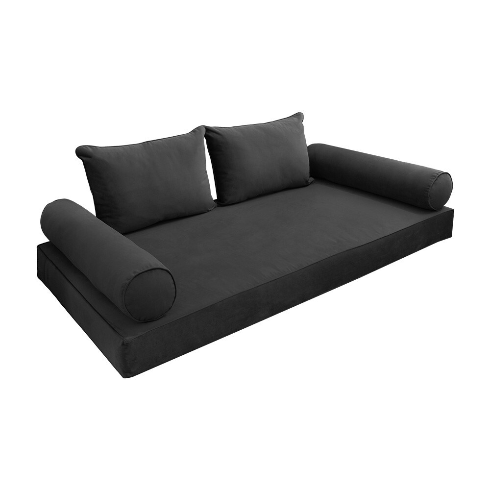 COVER ONLY Model V4 TwinXL Velvet Same Pipe Indoor Daybed Mattress Cushion AD350