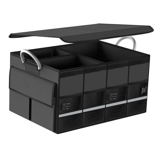 Trunk Organizer for SUV - Car Organizer with Removable Cooler Bag,Collapsible