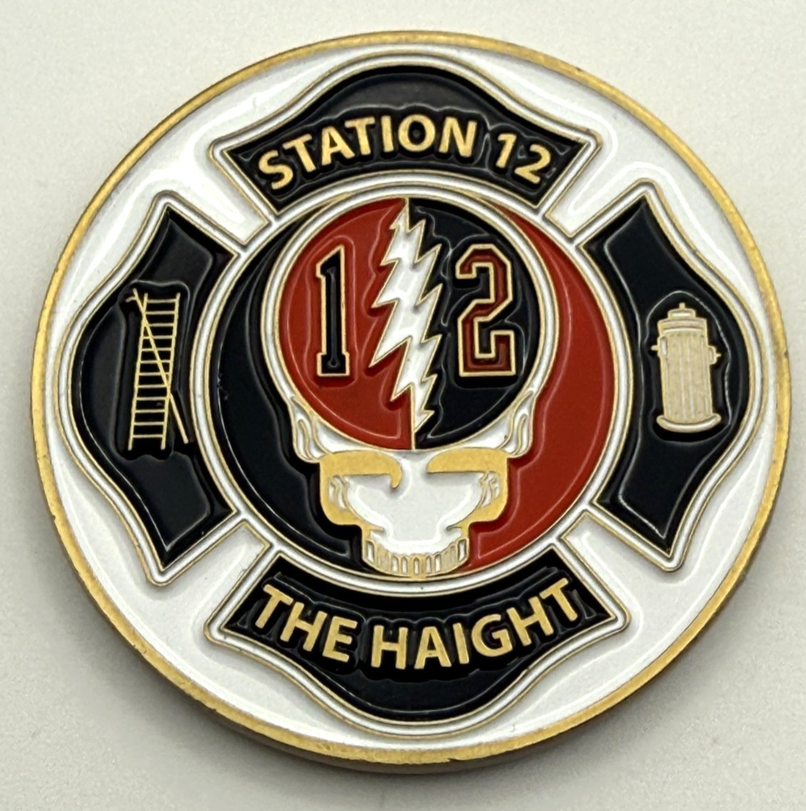 G29 San Francisco Fire Department Station 12 The Haight Challenge Coin