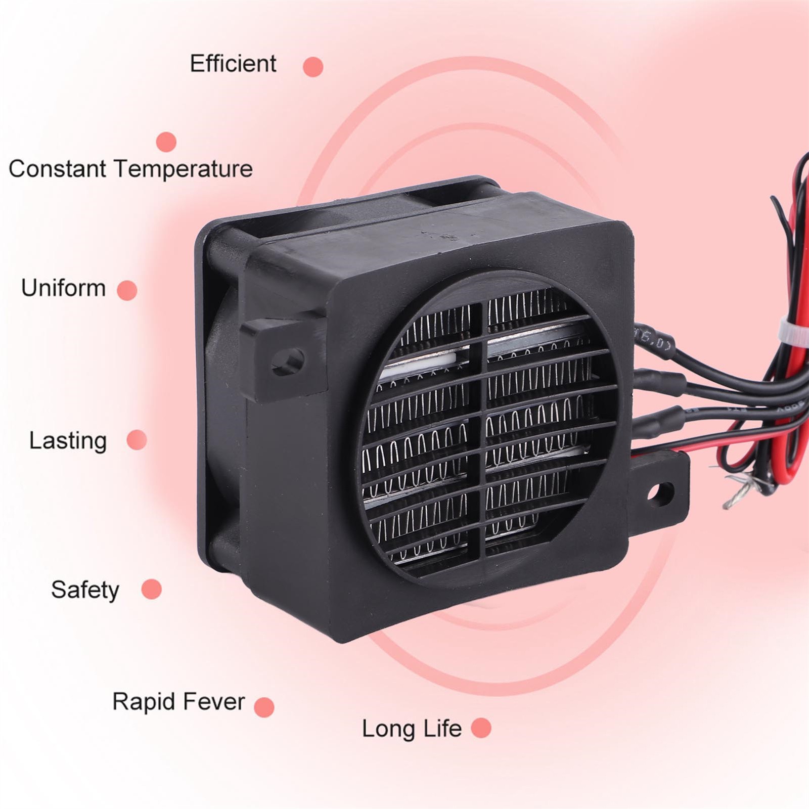 Energy Saving PTC Car Fan Air Heater Constant Temperature Heating Element Heater