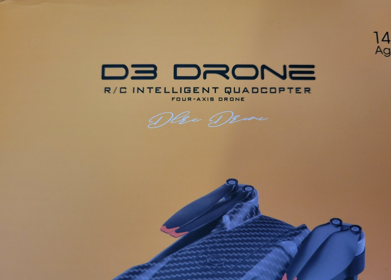 D3 Drone R/C Intelligent Quadcopter Four Axis Drone Dual Camera New in Box
