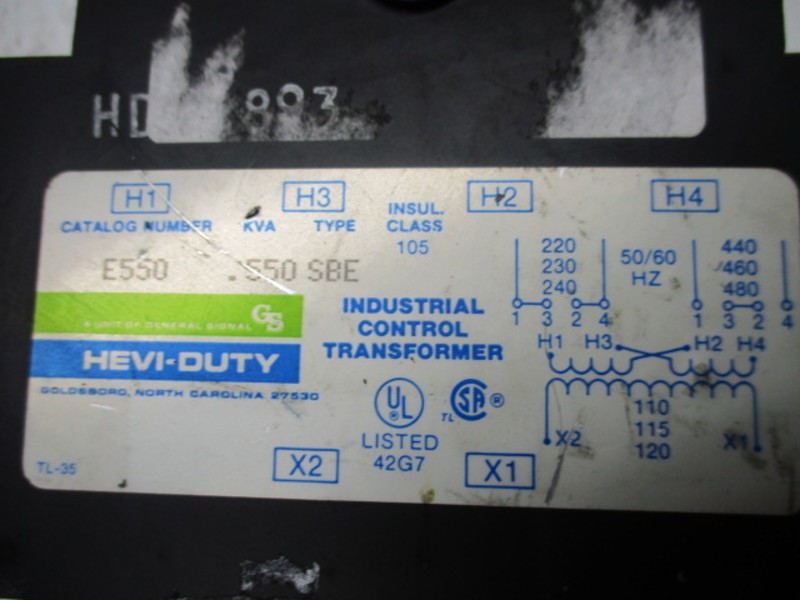 HEVI-DUTY E550 UNMP