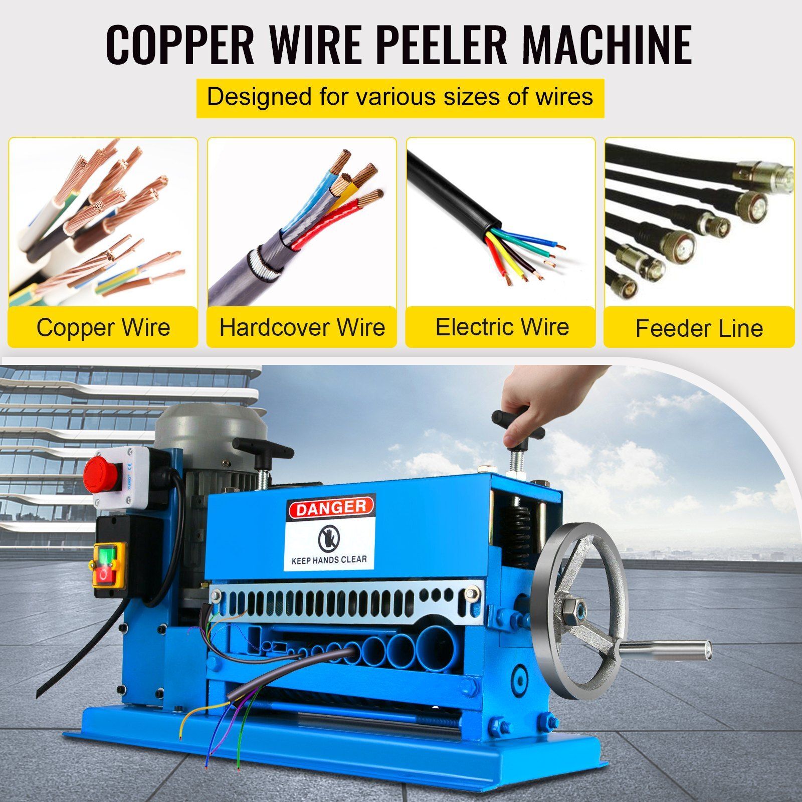 Wire Stripping Machine DA 0.06 inch -1.5 inch,Wire Stripper Machine 11 Channels